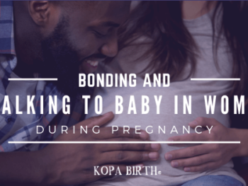 Bonding & Talking to Baby in Womb Image