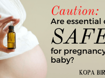 Caution - Are Essential Oils Safe For Pregnancy and Baby - Image