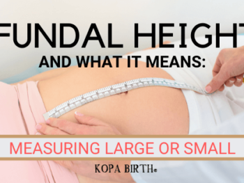 Fundal height and what it means measuring large or small - Image