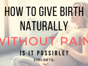 How to give birth naturally without pain - is it possible - image
