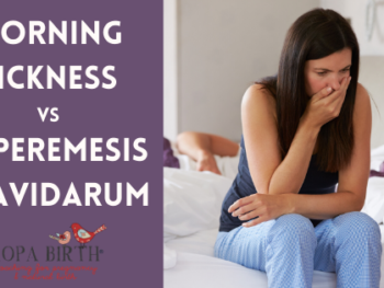 Morning Sickness versus Hyperemesis Gravidarum Image