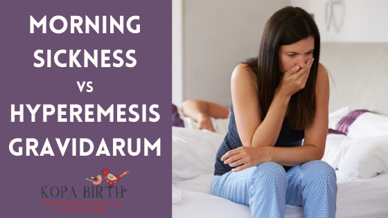 Morning Sickness versus Hyperemesis Gravidarum Image