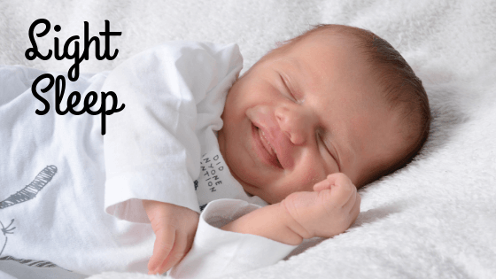 Newborn Sleep Schedule - light sleep