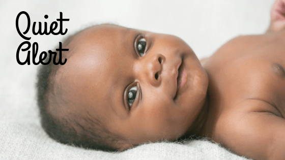 Newborn sleep schedule - quiet alert
