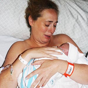 Sabrina L Natural Hospital Birth with Kopa Birth online birthing classes