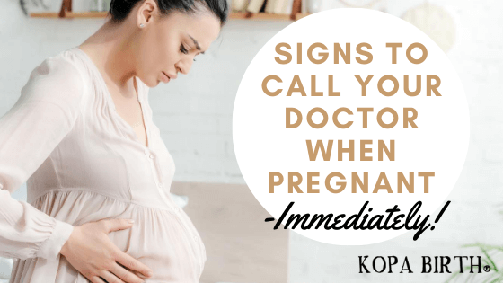 Signs to call your doctor when pregnant immediately - image