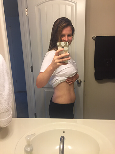 Week 7 Pregnancy Baby Belly