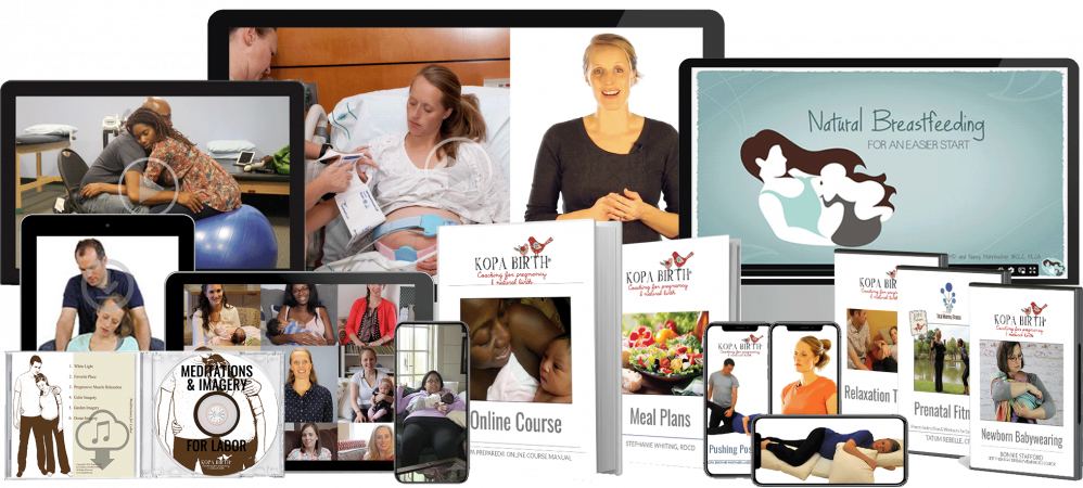2023 Kopa Prepared Plus Online Birth Course 3d mockup compressed