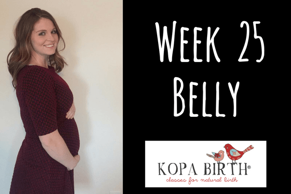week 25 pregnancy belly