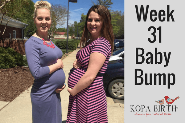 week 31 pregnancy baby bump